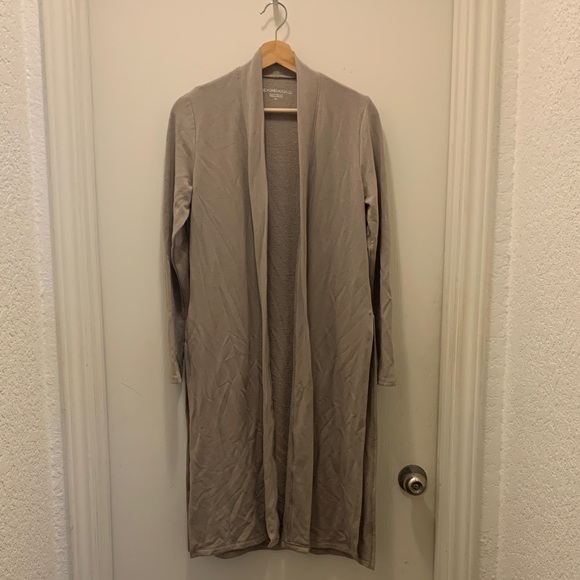 Beyond Yoga Taupe Open Cardigan - Picture 1 of 5